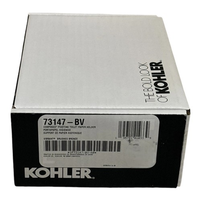#ad Kohler K 73147 BV Composed Pivoting Toilet Paper Holder Vibrant Brushed Bronze $149.17
