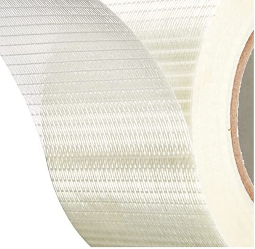 Heavy-Duty 6 in. Clear Bi-Filament Strapping Tape - Durable & Strong Adhesive - Picture 5 of 10