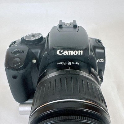 Canon EOS Kiss Digital X Black DSLR Camera with EFS 18-55mm Lens