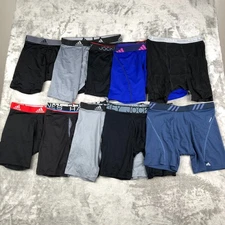 Boxer Brief Men's Size XL Lot 10 Mixed Bundle Assorted Brands Style Colors