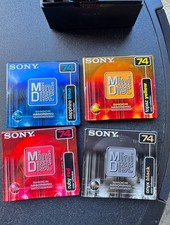 Mini Disc 74 SONY and JVC, 4 Disc new, 6 disc used