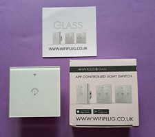 WIFIPLUG APP CONTROLLED LIGHT SWITCH – NEW NEVER USED – BOXED – INSTRUCTION BOOK