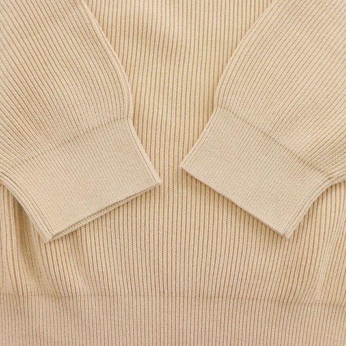 Maglia Auralee Super Hard Twist Rib Taglia 3 Uomo Giallo Usata - Foto 7 di 11