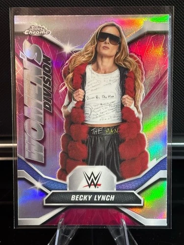 2026 Topps Chrome WWE Wrestling Becky Lynch Womens Division Refractor #WDV-9