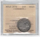 1870 Newfoundland 20 Cents — photo from another recent sale