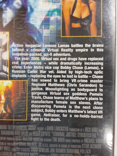 Terminal Justice: Cybertech P.D. VHS 1998 Lorenzo Lamas BRAND NEW - Picture 6 of 15