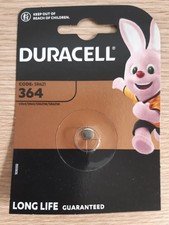 Duracell 364 Battery SR621SW Watch 1.55V Cell Silver Oxide Longest expiry