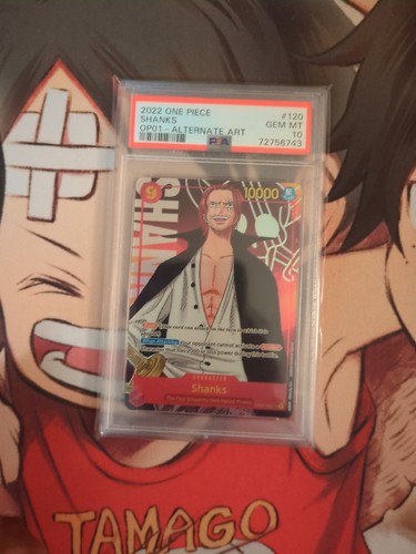 Shanks (Alternate Art) graded PSA 10 for sale on eBay