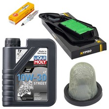 Wartung Öl Set 1L Ölsieb Luftfilter Zündkerzen für Honda PCX 125 WW 125 JF 21-25