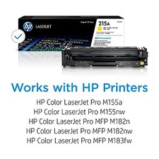 HP 215A YELLOW TONER CARTRIDGE PRINTERS  WORKS WITH PRINTER SERIES: - YELLOW