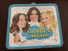 Charlie’s Angels Metal Lunchbox Vintage 1970s Collectible No Thermos Poor Shape