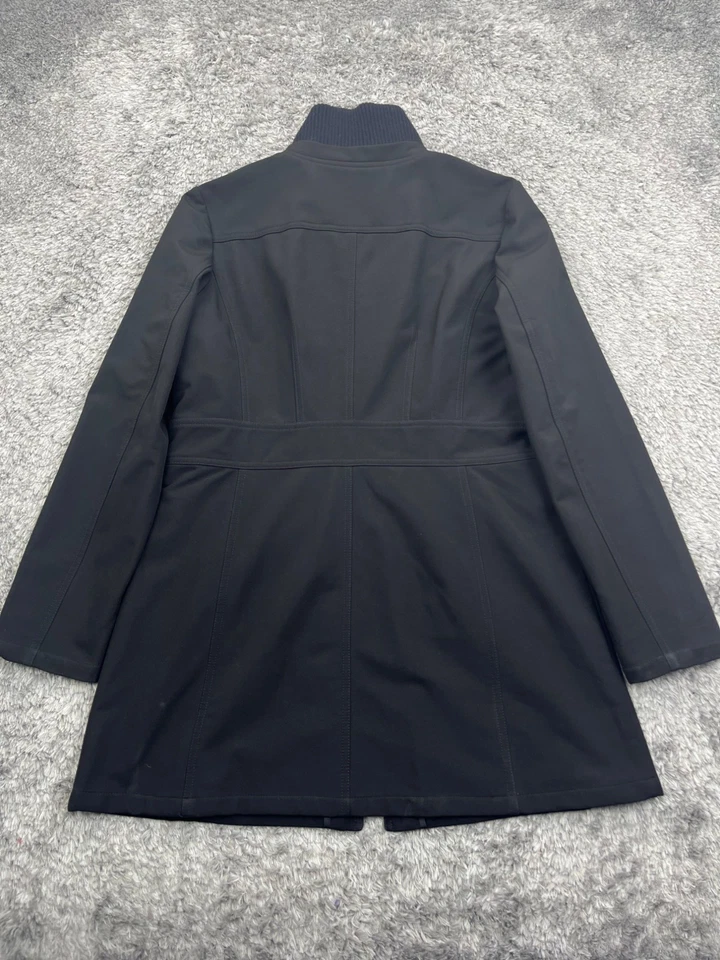 Chaqueta Siena Studio Mujer Grande Negra Softshell Cremallera Completa Utilidad Gabardina Y2K Foto 2 de 4