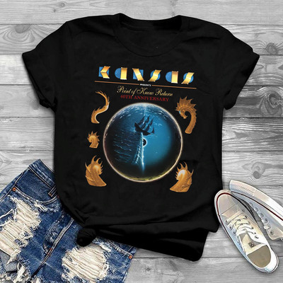 KANSAS Final US Leg Of Point Of Know Return Black unisex All size shirt PA142