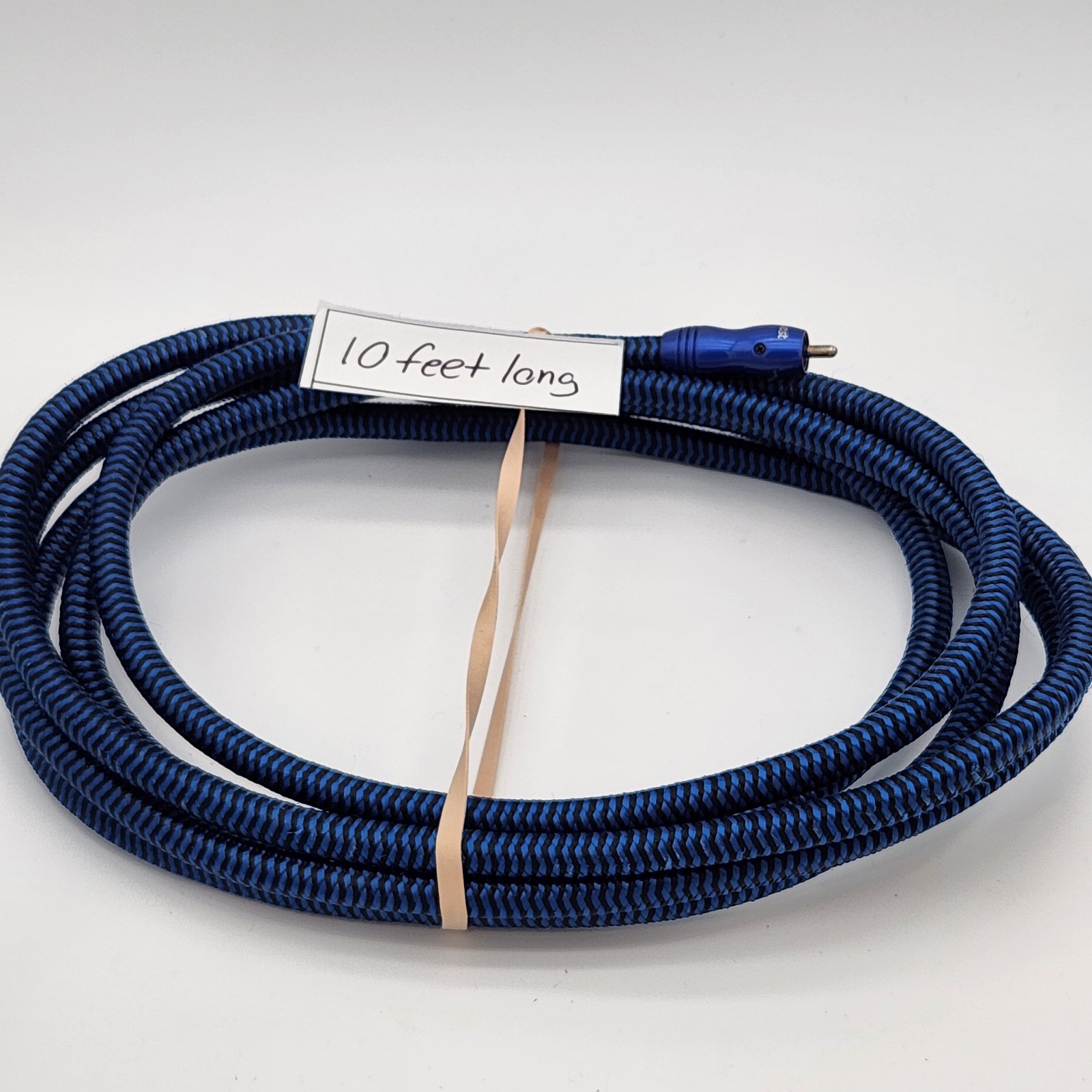 AudioQuest Diamondback RCA Audio Interconnect Cable 10FT Blue Black Audiophile