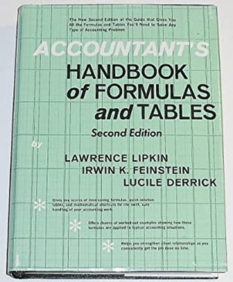 Accountant's Handbook of Formulas and Tables Hardcover