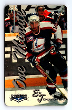 1995 Sprint Assets ED JOVANOVSKI Unscratched Calling Card CHL Windsor Spitfires