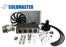 A/C KIT UNIVERSAL UNDERDASH EVAPORATOR - 404 12V "PREMIUM" BLACK HEAT AND COOL