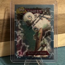 1995 Topps Finest - Richmond Webb #20 Refractor Miami Dolphins MINT🔥🫡