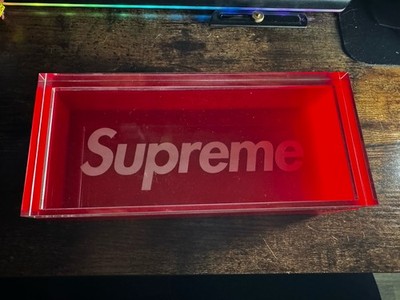 小物 Supreme 16FW Acrylic Lucite Box Supreme Clear Red Acrylic Lucite Box FW16 | eBay