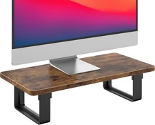 Monitor Stand Riser with 50 LB Capacity, Stable Wood Computer Monitor Stand for