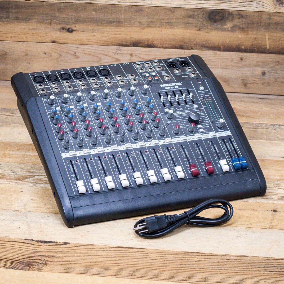 Mackie DFX12 12x2 Analog Mixer with Effects DFX-12 Mixing Console