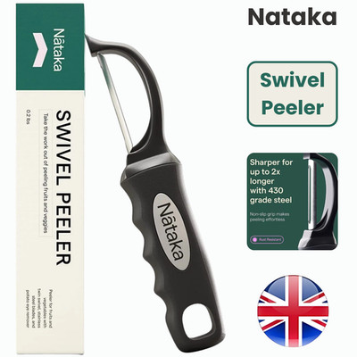 Nataka Doppelklinge drehbarer Schäler einfacher Griff für Gemüse & Obst Peeling