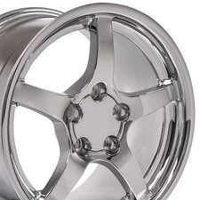 17x9.5 Chrome Cv05 Deep Dish Rims Set Fit Camaro Firebird C4 Corvette 17x9.5 Chrome Cv05 Deep Dish Rims Set Fit Camaro Firebird C4 Corvette