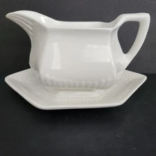Empress by Adams China Gravy Boat With Attached Underplate