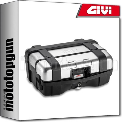 MOTORRADKOFFER MONOKEY TREKKER ALUMINIUM 33 LT GIVI HONDA DOMINATOR 650 1990 90
