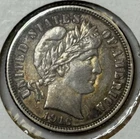 1916 10c Barber Dime ** BL9338