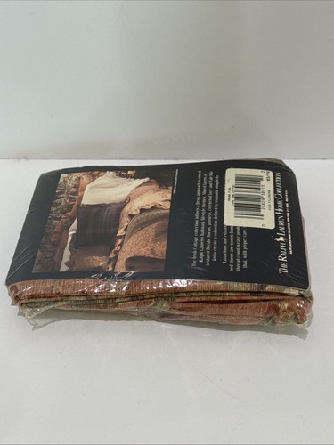 VINTAGE RALPH LAUREN MAURA PINK RUFFLED PAIR OF KING PILLOWCASES New Old Stock - Picture 5 of 7
