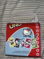 SANRIO Hello Kitty Uno Deluxe Collector Tin No Instructions 2003 Missing 1 Card