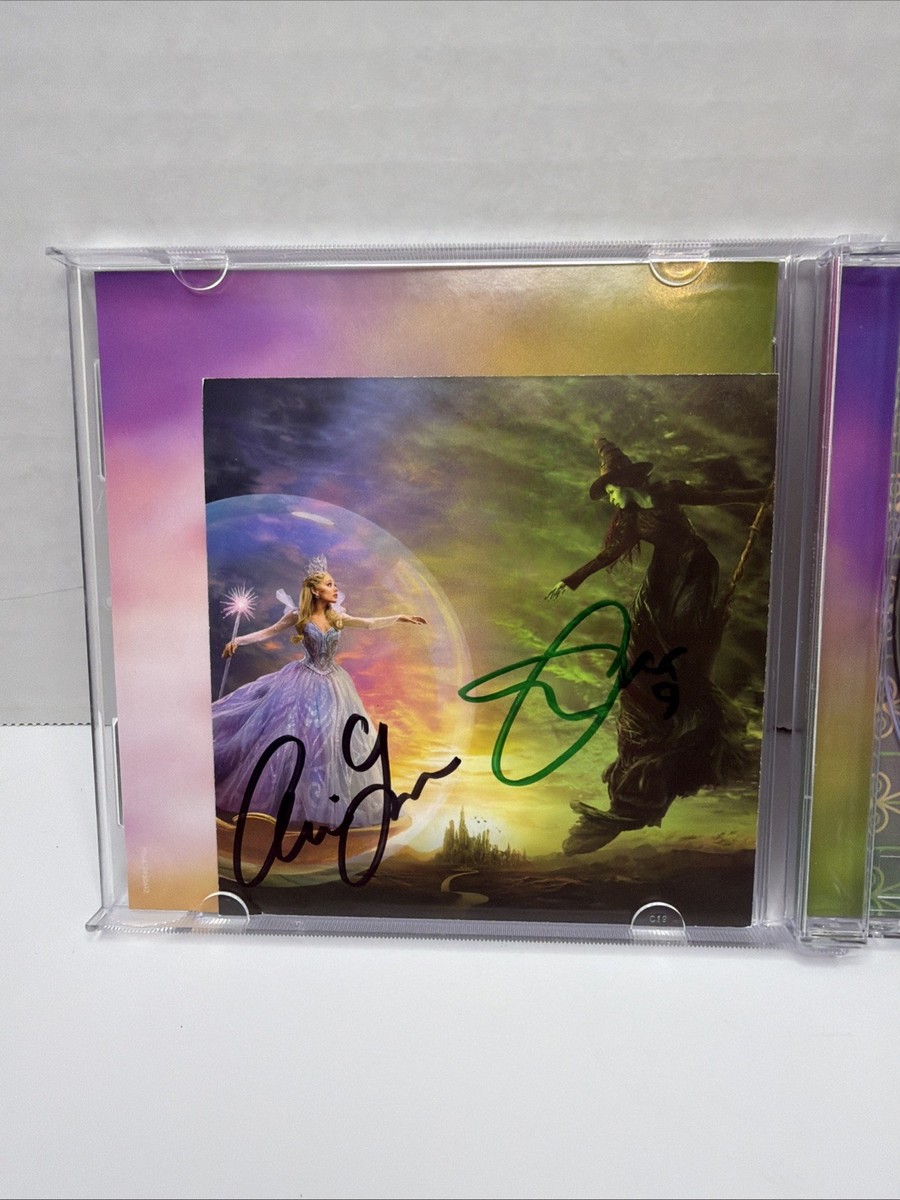 Wicked For Good Soundtrack Signed CD Ariana Grande & Cynthia Erivo