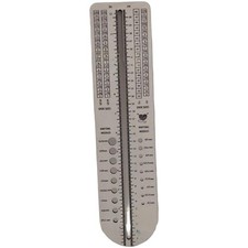 Sock Ruler Fits Heel Toe Cuff Inch And Centimeter Scale For Sock Knitters