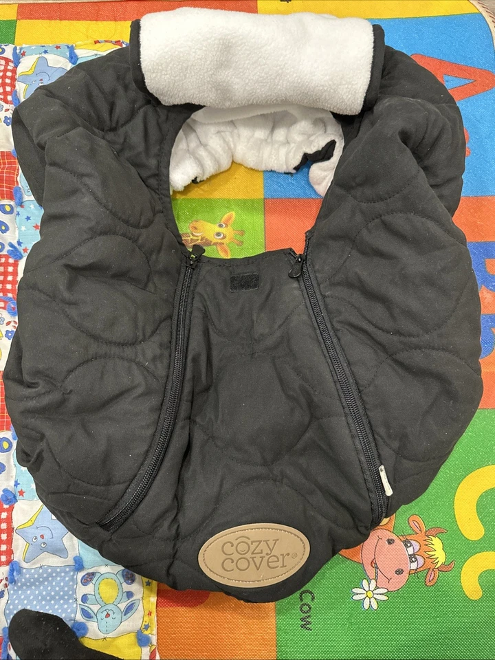 Cozy Cover Infant Carrier Cover Protects Babies From The Outdoor Elements Black - Image 2 of 4