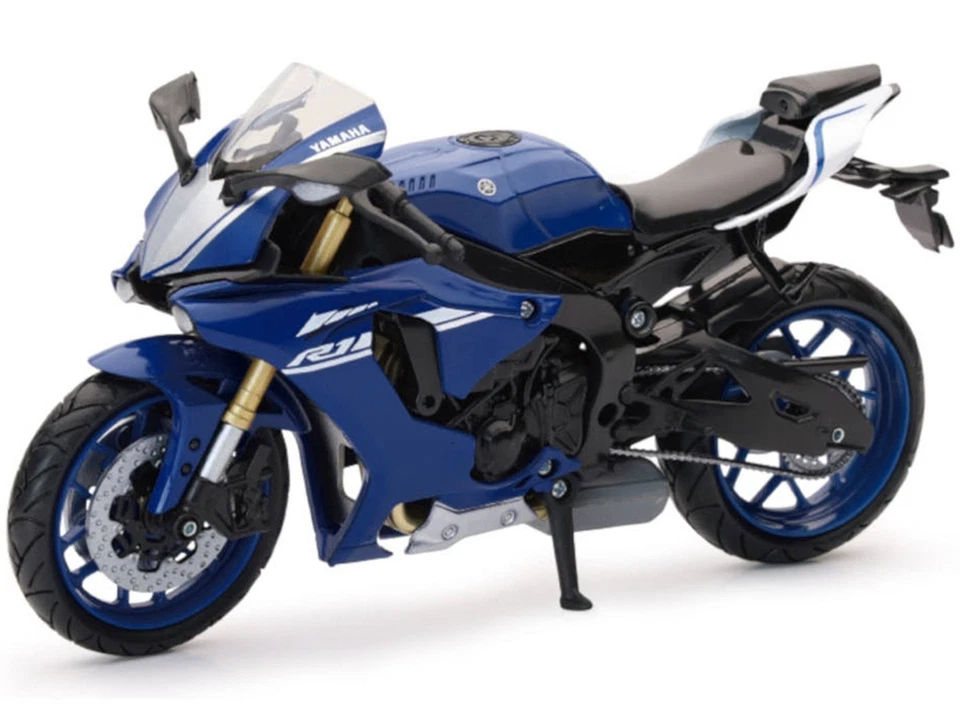 NEW OFFICIAL Yamaha YZF-R1 Motorcycle Blue/Black 1/12 Diecast Model by New Ray - Image 3 of 3