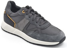 Geox Men's Molveno Fashion Sneaker Suede Anthracite