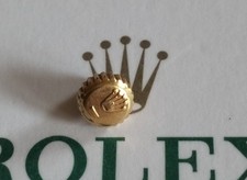 Genuine Rolex gold crown 6 mm Gmt Master Datejust corona oro originale usata