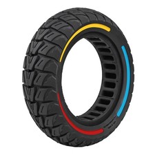Sleek Black Design 10 Inch Solid Tire Compatible with Multiple Scooters