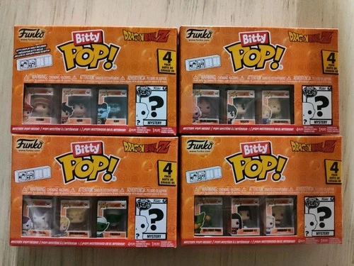 Funko Bitty Pop Dragon Ball Z Full Set 4/4 Sealed