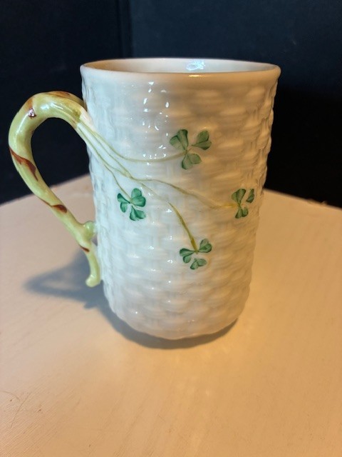 Irish Belleek mug
