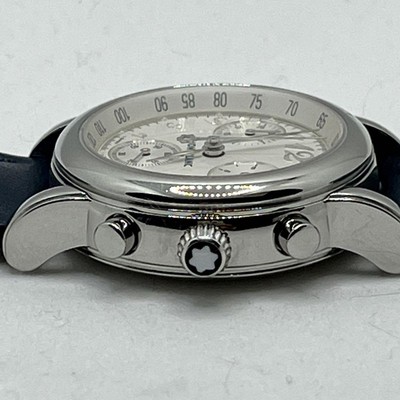 まつ！☆希少☆MONTBLANCスター・美品 Montblanc Star Chronograph 32mm Quartz Ladies Watch Polished