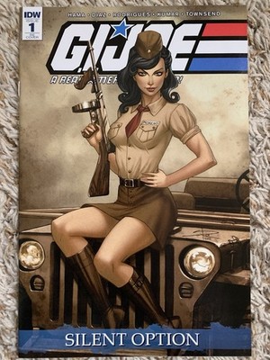 GI JOE REAL AMERICAN HERO SILENT OPTION #1 (IDW 2018) Sabine Rich Variant-NM