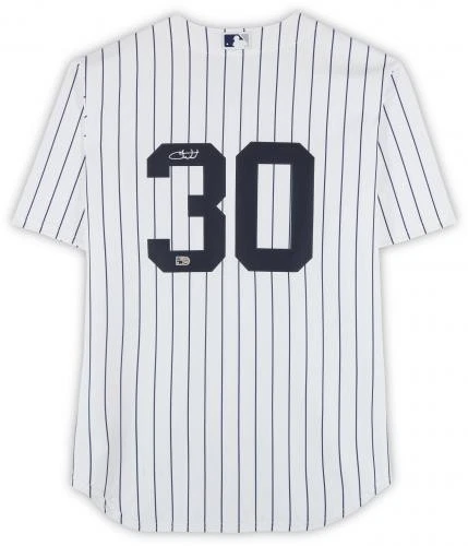 Camiseta deportiva Nike blanca autografiada por Luke Weaver New York Yankees enmarcada réplica Foto 2 de 4