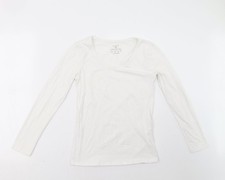 Womens UK Size 8 Primark White Pullover Sweatshirt