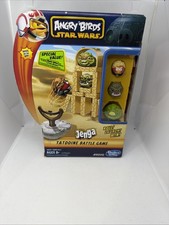 Angry Birds Star Wars Jenga Tatooine Battle Game Hasbro 2012 Rovio Box Bent