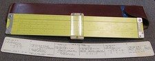 1960 Pickett N3-ES Power Log Exponential Duplex Slide Rule  Leather Case