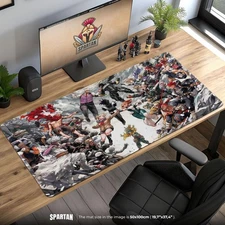 My Hero Academia Mouse Pad: Deku vs Villains Anime Desk Mat