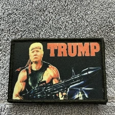 MAGA TRUMP 2x3 Embroidered Morale Patch Hook Backing Brand New