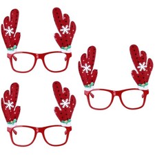 3 Count Party-sonnenbrillen Für Erwachsene Rentier Kostüm Hirsch-Kostümzubehör
